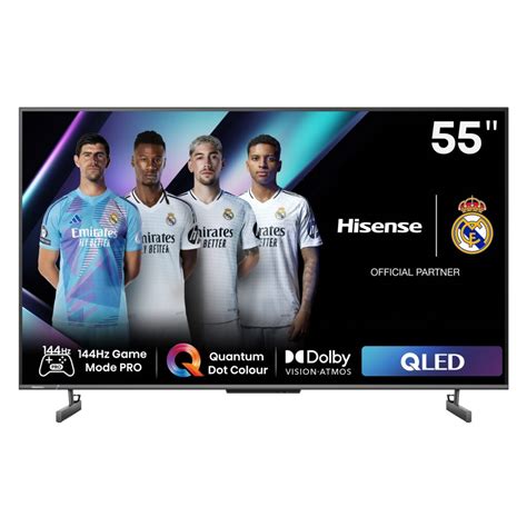 HISENSE 55E7N PRO QLED 144hz 4k Smart; Quantum Dot Colour; Dolby Vision.Atmos; AI Sports Mode; Filmmaker Mode; VIDAA Smart TV; Voice Control